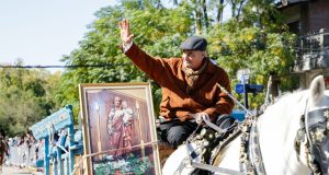Achával acompañó las Fiestas Patronales de Zelaya