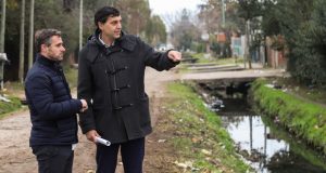 Achával presentó las obras hidráulicas que se realizarán en Del Viso y Manuel Alberti