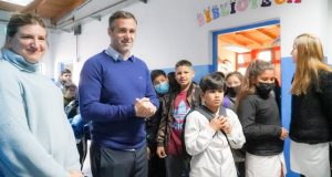 Achával en la inauguración de nuevas aulas en Lagomarsino: «Reforzamos la educación en el presente para tener un mejor futuro»