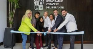 Achával inauguró el salón de sesiones del Concejo Deliberante