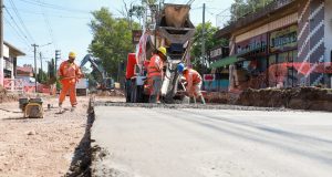 Achával y Katopodis recorrieron la obra que transformará el centro de Del Viso