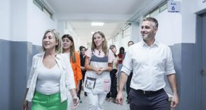Achával inauguró aulas en la secundaria 33: «Hay una decisión política y un Estado presente que invierte en infraestructura escolar»