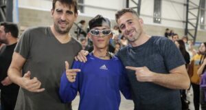 Achával acompañó a los vecinos de Presidente Derqui en la competencia de “El ritmo de mi calle”