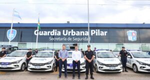 Achával presentó nuevos móviles policiales: «Seguimos invirtiendo en seguridad»