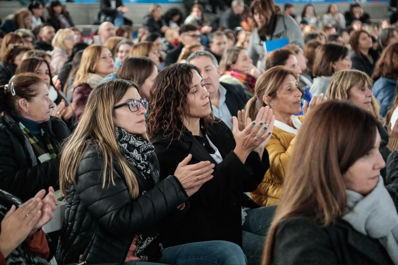 Achával y Sileoni acompañaron a los inspectores en un encuentro regional que se realizó en Pilar
